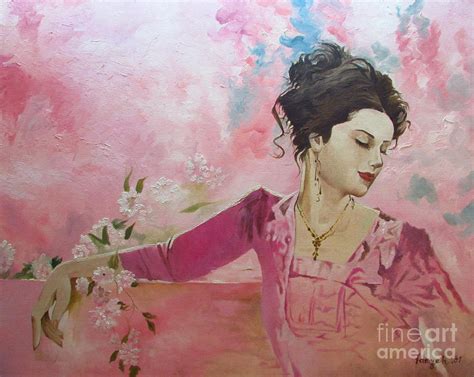 Pink Lady Painting at PaintingValley.com | Explore collection of Pink Lady Painting