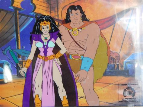 Conan the Adventurer Animated Series Original Cartoon Cel & Painted Bkgd 115 | #1792255849