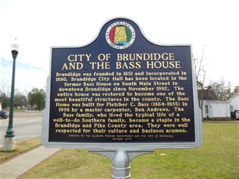 Brundidge City Hall - Brundidge, AL - Alabama Historical Markers on Waymarking.com