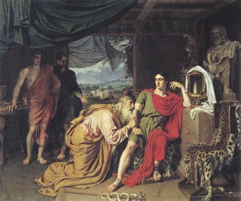 Priam Begging Achilles for Hector's Body, 1824 - Alexander Ivanov ...