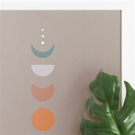 Moon Phases Digital Print Phases of the Moon Lunar Phases - Etsy