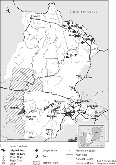 The Kafue River Basin. | Download Scientific Diagram