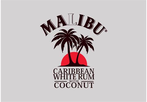 Malibu Rum - Download Free Vector Art, Stock Graphics & Images