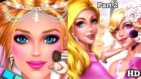 Wedding Makeup Artist Salon - Best makeover games for girls - Part 2 - YouTube