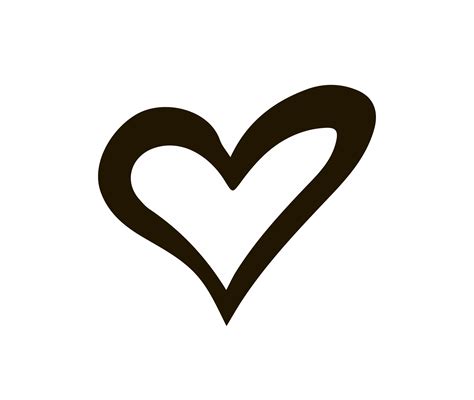 Heart - Hand drawn heart-shaped vector png download - 1848*1563 - Free Transparent Heart png ...