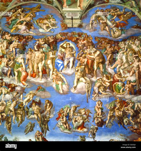 Michelangelo last judgement hi-res stock photography and images - Alamy