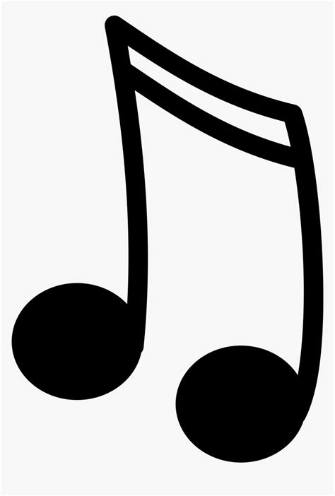 White Music Notes Clipart