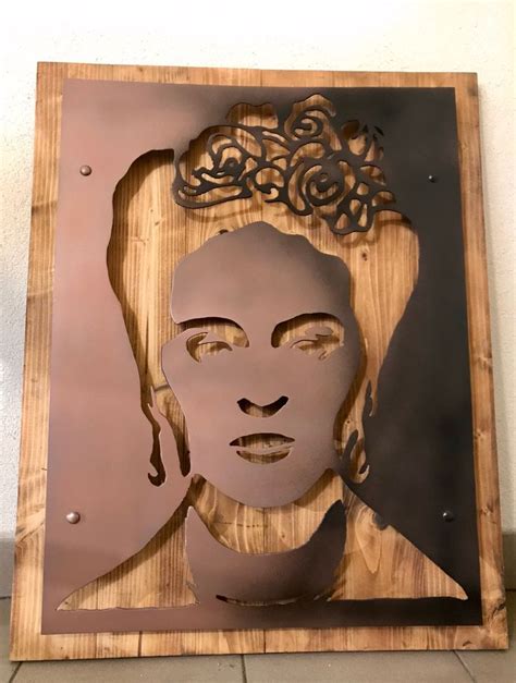 Frida Kahlo steel picture en 2023 | Arte de pared de metal, Arte de ...