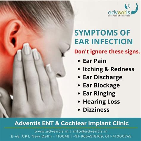 Recognise the symptoms of the ear infection to treat it on time. If you notice these symptoms ...