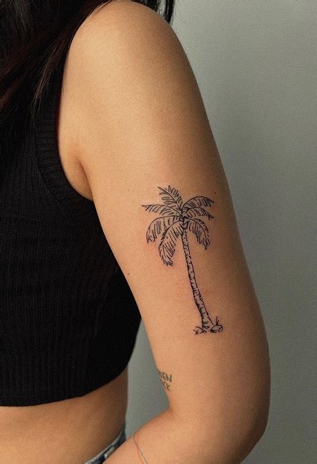 10 Beautiful Palm Tree Tattoo Ideas for the Nature Lover