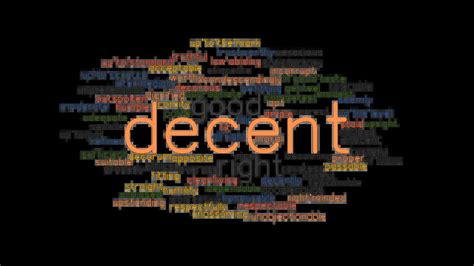 DECENT: Synonyms and Related Words. What is Another Word for DECENT? - GrammarTOP.com