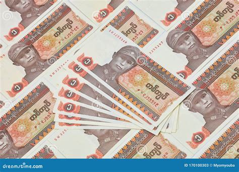 Myanmar Kyats Banknote, Money, Kyat Currency in Myanmar. Editorial Stock Photo - Image of ...