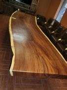 SOLID WOOD CUSTOM CUT CONFERENCE ROOM TABLE AS SHOWN APPROX. 13' x 45 ...