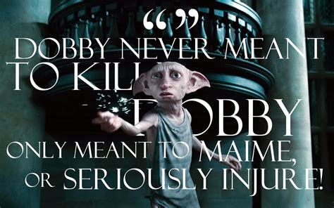 Download Quote Dobby Movie Harry Potter And The Deathly Hallows: Part 1 Wallpaper