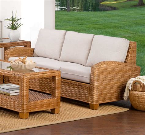 Indoor Wicker Sofa Set | Baci Living Room