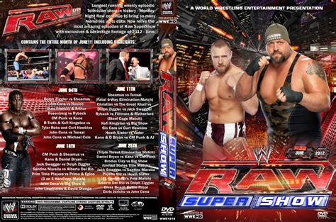 WWE Raw June 2012 DVD Cover by Chirantha on DeviantArt