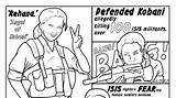 Company Publishes Graphic anti ISIS coloring book sketch template