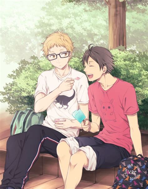 92 Haikyuu Yamaguchi And Tsukishima Fanart | Lotus Maybelline