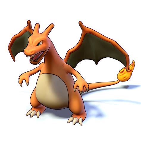 charizard pokemon 3d obj