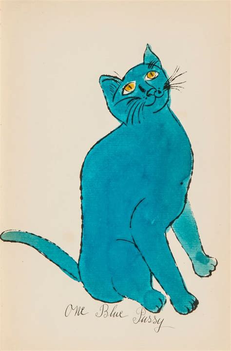 Art Cats — Well, a piece of cat art by Andy Warhol, from “25...