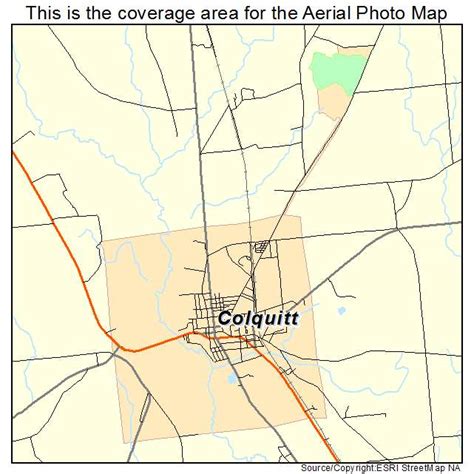 Aerial Photography Map of Colquitt, GA Georgia