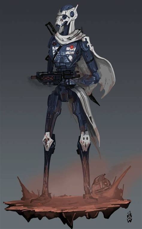 Fan art of the droid KNS | Arte del personaggio, Star wars, Personaggi