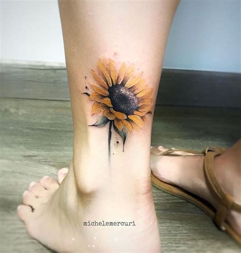 135 Sunflower Tattoo Ideas - [Best Rated Designs in 2022] - Next Luxury ...