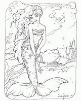Mermaid Printable Coloring Pages Free  Home sketch template