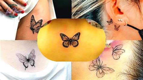 Tattoo for girls //butterfly 🦋tattoo ideas //back neck tattoo ideas for women - YouTube
