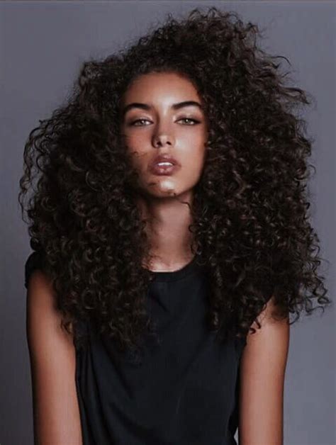 beautiful, curly hair, and model image | Curly hair styles, Curly hair ...