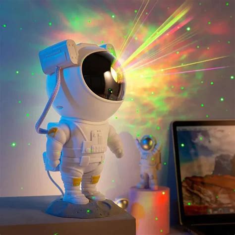 Astronaut Nebula Projector Galaxy Lamp (8 Modes) with Remote Control