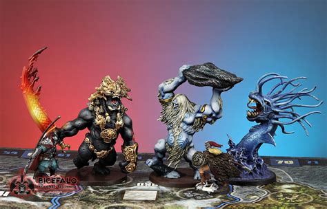 Blood Rage miniatures | Rage, Board games, Blood