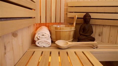 Sauna with Meditation and Relaxation Stock Footage Video (100% Royalty ...