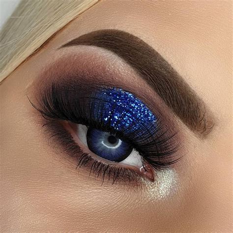 Gorgeous Glam & Glitter Makeup Inspiration [Video] | Holiday eye makeup, Blue eye makeup ...