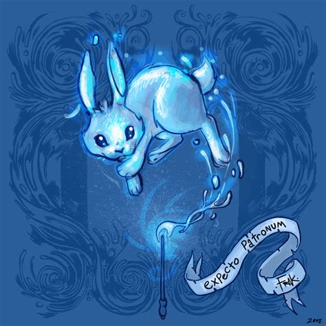 Hare/Rabbit Patronus by Frankie Franco III http://frakfraco.blogspot.com/2008/03/patronus.html ...