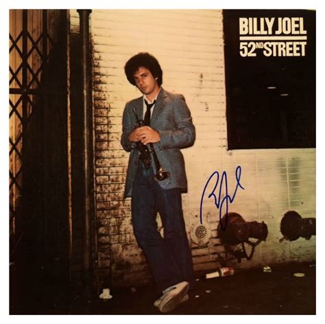 Billy Joel, 52nd Street, Custom Designed Album Cover, hand-signed ...