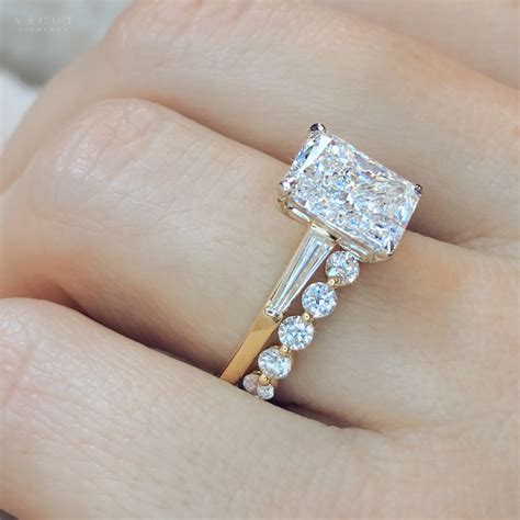 Custom Radiant Cut Diamond Ring – Ascot Diamonds