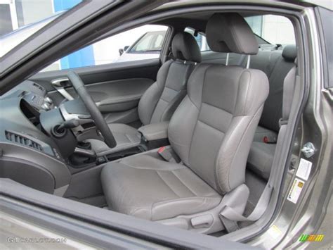 Gray Interior 2008 Honda Civic EX-L Coupe Photo #47176536 | GTCarLot.com