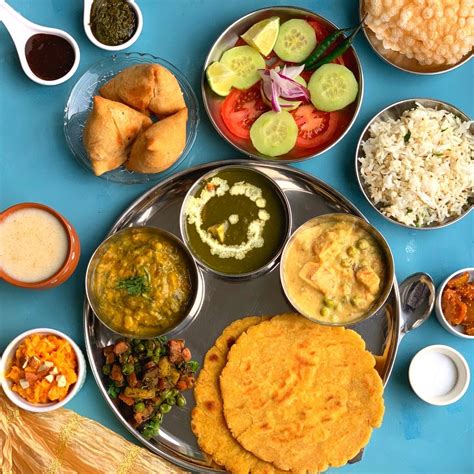 Vegetarian Punjabi Thali (Indian Regional Thali) - Cook With Renu