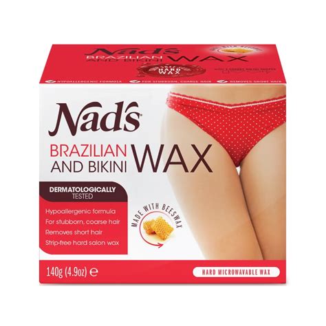 Nad's Brazilian and Bikini Wax Kit, Hard Wax for Bikini, Brazilian & Underarm Waxing - Walmart ...