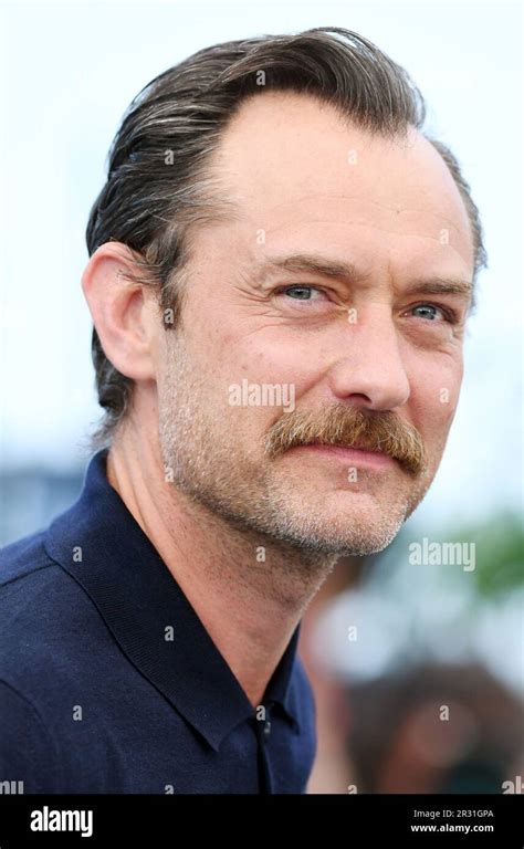 Cannes, France. 22nd May, 2023. British actor Jude Law attends the ...