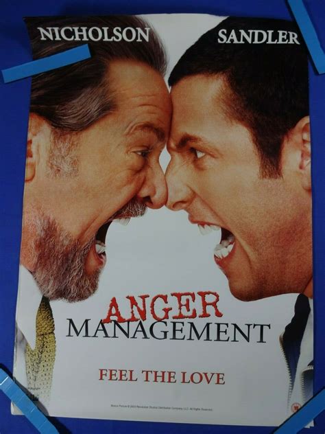 anger management authentic video store Vhs original film poster movie - Warners Retro Corner LTD