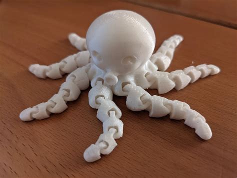 3D Printed Octopus Toy Desk Accessory Articulated Octopus - Etsy Canada