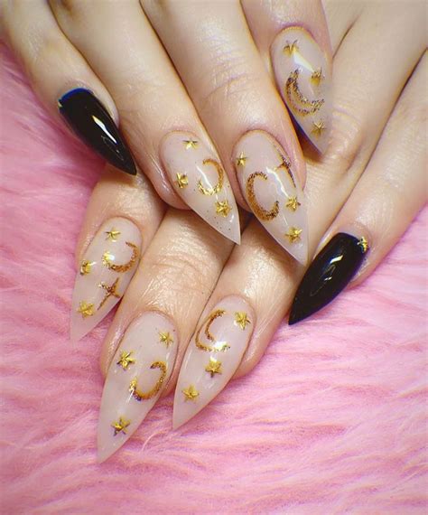 51 Trendy Moon Nail Art Designs You Need To Try | Moon nails, Nails, Nail art designs