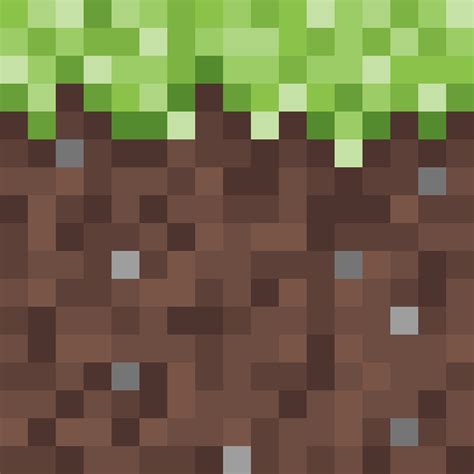 Minecraft Grass Block Pixel Art