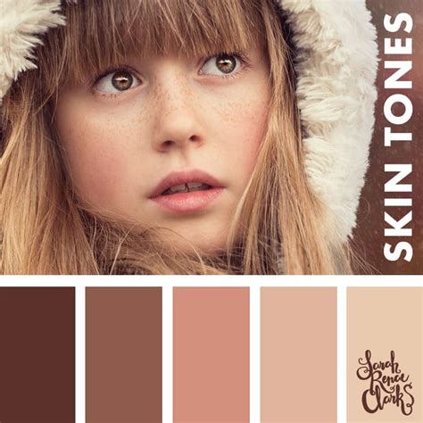 Skin Tones Skin Color Palette Skin Color Chart Skin Tone Chart