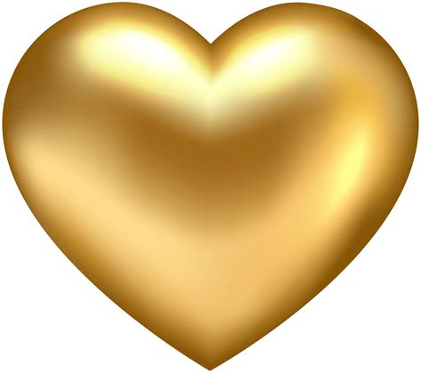 Gold Heart Transparent Gold Heart Png Clip Art Image Png Download Images | Sexiz Pix