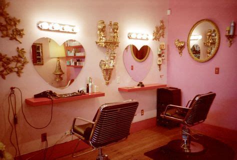 7 Best Vintage retro Beauty Hair Salon Interior Decor ideas | hair ...