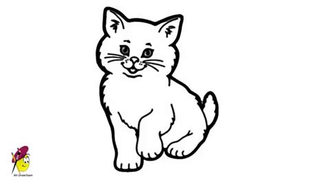 Pussycat - Sweet Little kitty - How to draw a cat - YouTube