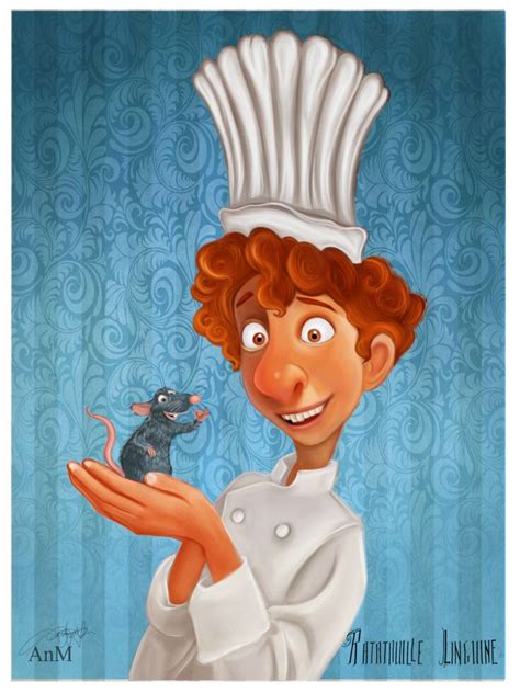 Alfredo Linguini- Ratatouille. by Niniel-23 on DeviantArt | Disney art, Disney fan art, Disney ...